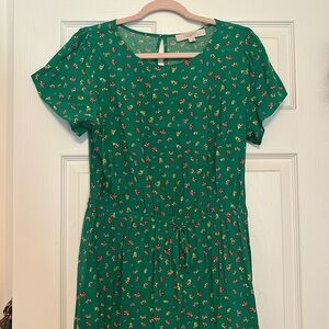 Loft Sz M tie-waist dress